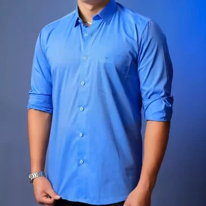 Camisa Oxford Azul Cielo