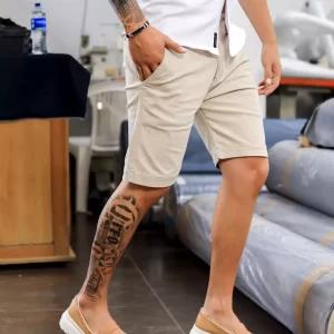 Bermuda Dril Beige