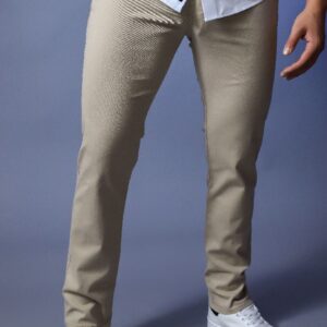 Dril Cuadros Beige