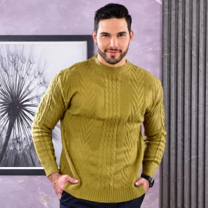 Sweater Trenzado Oliva