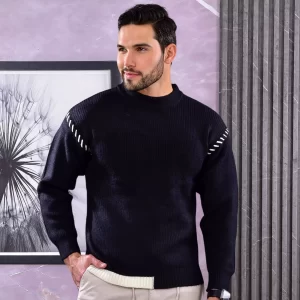 Sweater Ribbed Negro