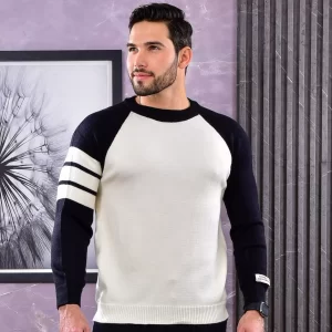 Sweater Marfil - Negro