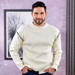 Sweater Ribbed Marfil