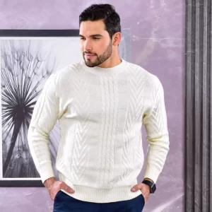 Sweater Trezado Marfil